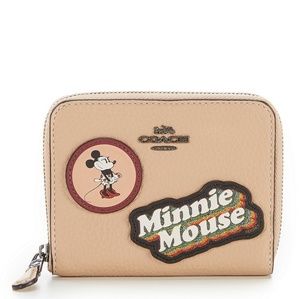 NWT coach Minnie mouse boxed zip around wallet